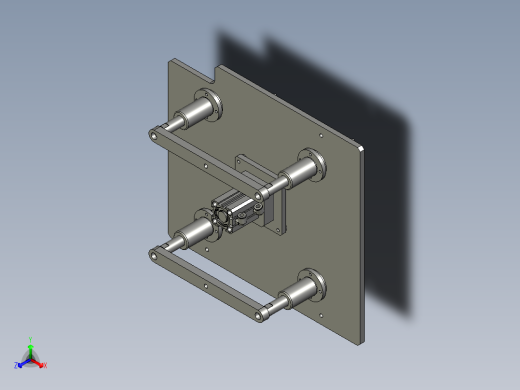 TBJ-顶升夹紧组正等轴测缩略图