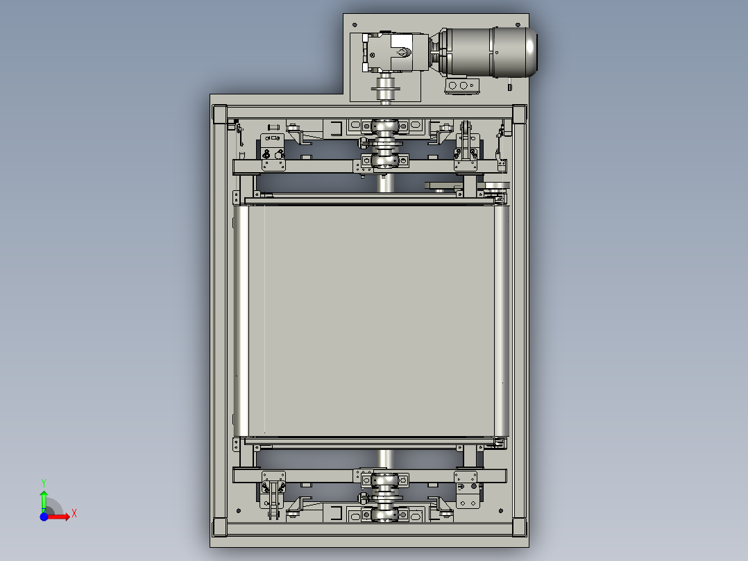 PCB升降机C前视图