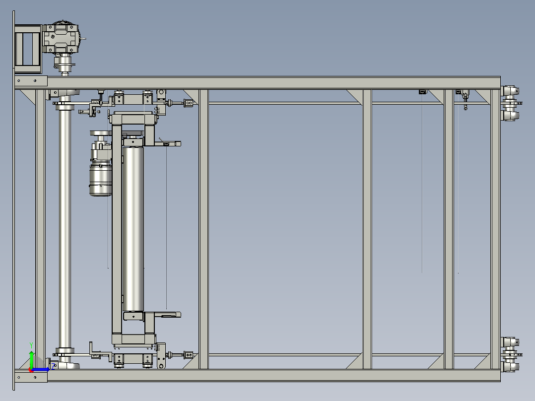 PCB升降机C左视图