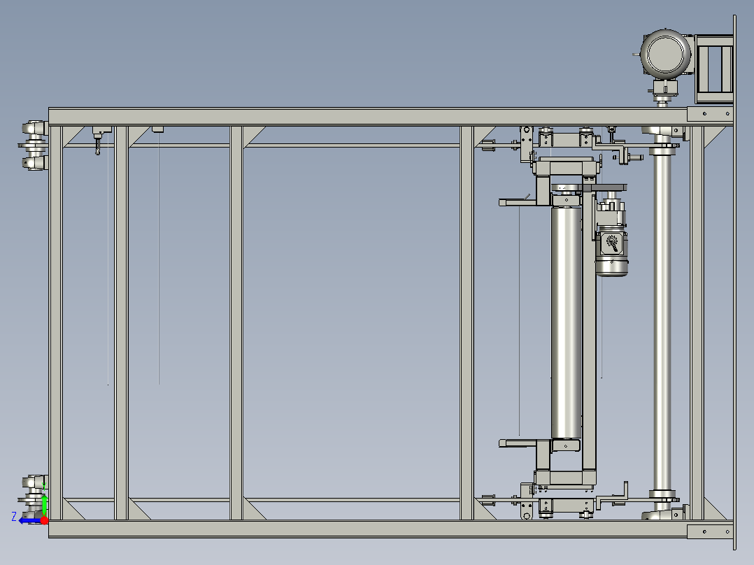 PCB升降机C右视图