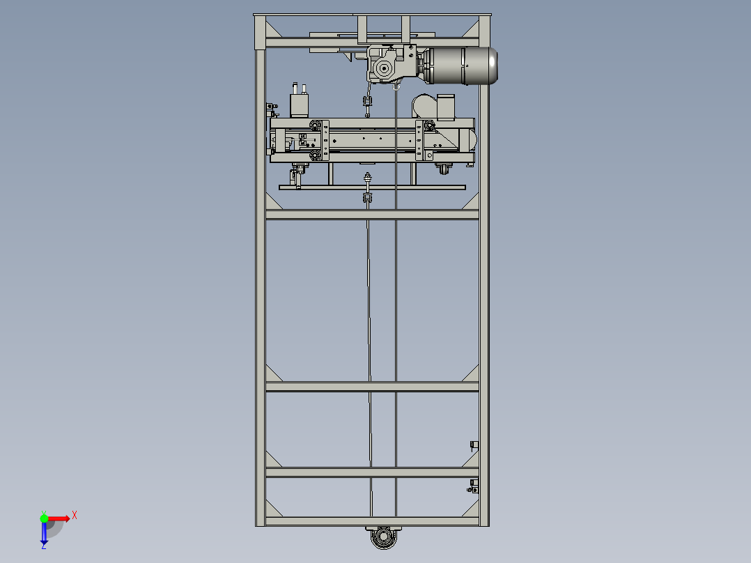 PCB升降机C俯视图