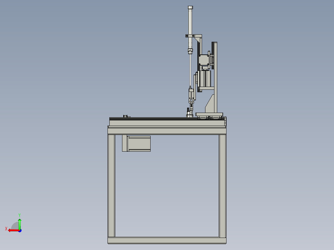 泵用半自动抓取机械手后视图