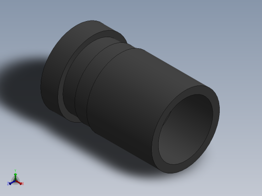 COUPLING_DN32-32_PN10_U-PVC正等轴测缩略图