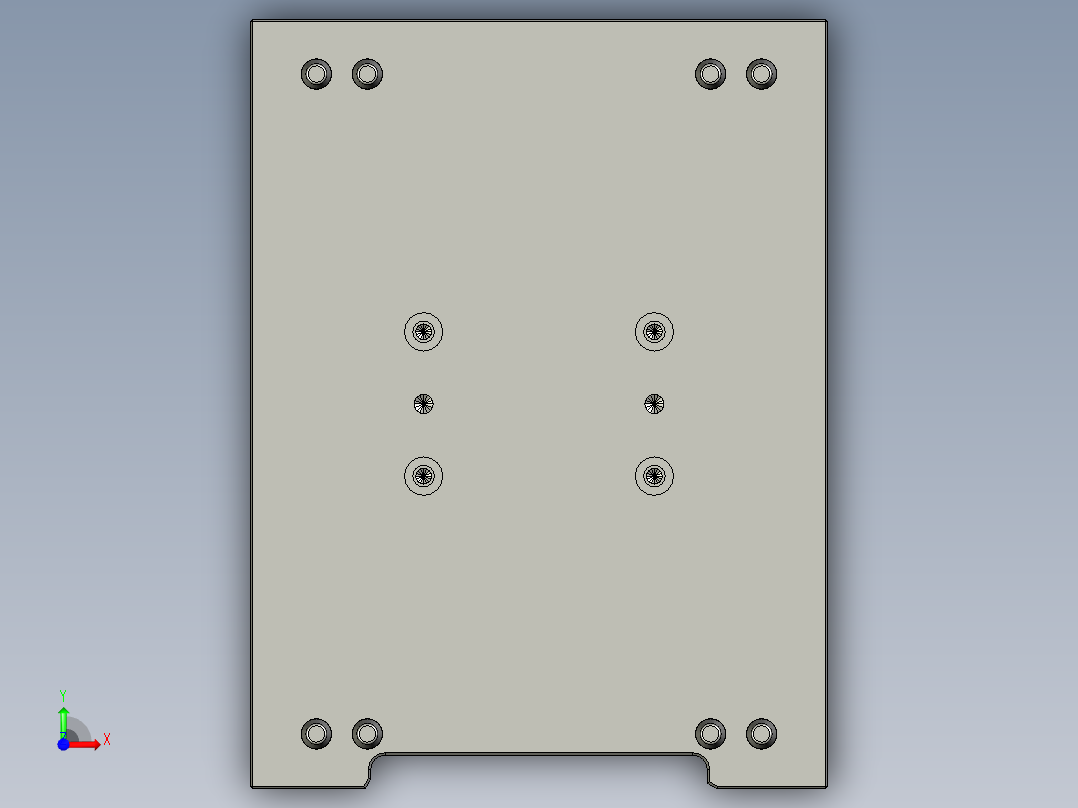 860-0300料盘夹紧模组前视图