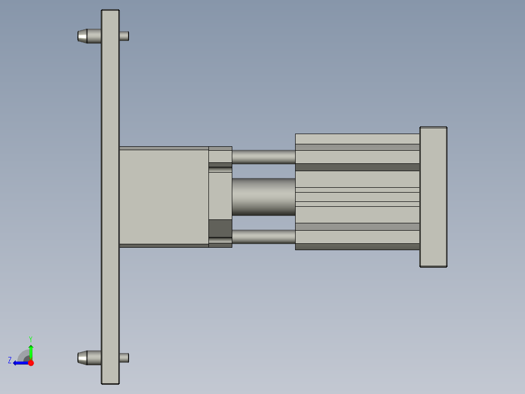 860-0300料盘夹紧模组右视图