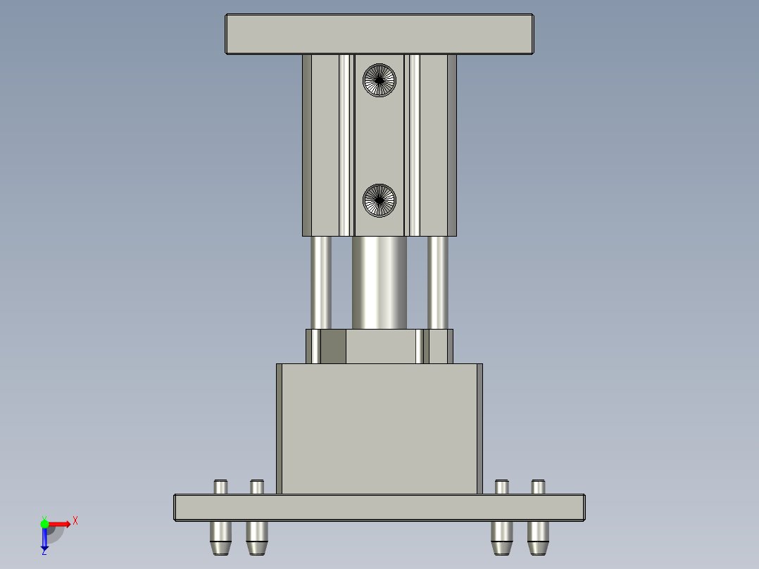 860-0300料盘夹紧模组俯视图