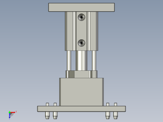 860-0300料盘夹紧模组俯视缩略图