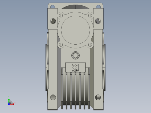 RV75蜗杆减速机+方法兰NMRV075-110前视缩略图