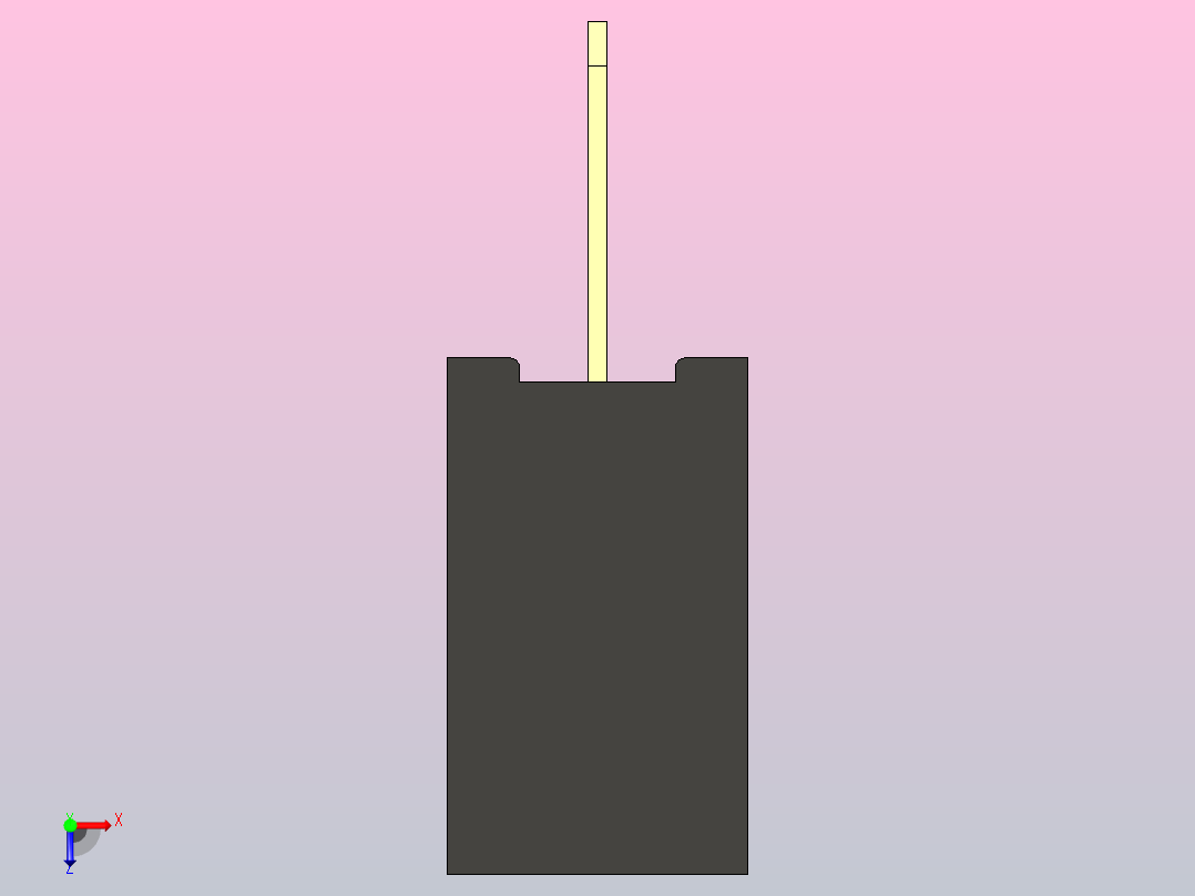 母针头Female_Header_1x8_P2.0_H4.3_straight.step俯视图