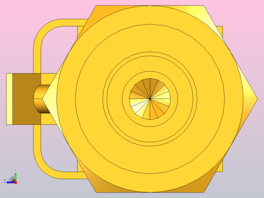 单端切断管接头快速接头398P 4 2右视缩略图