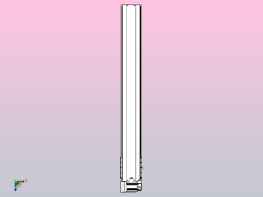 皮带直线轴半封闭可选导轨TPA-HNB-220D-176-L1500-LU-C-P1K-N3俯视缩略图