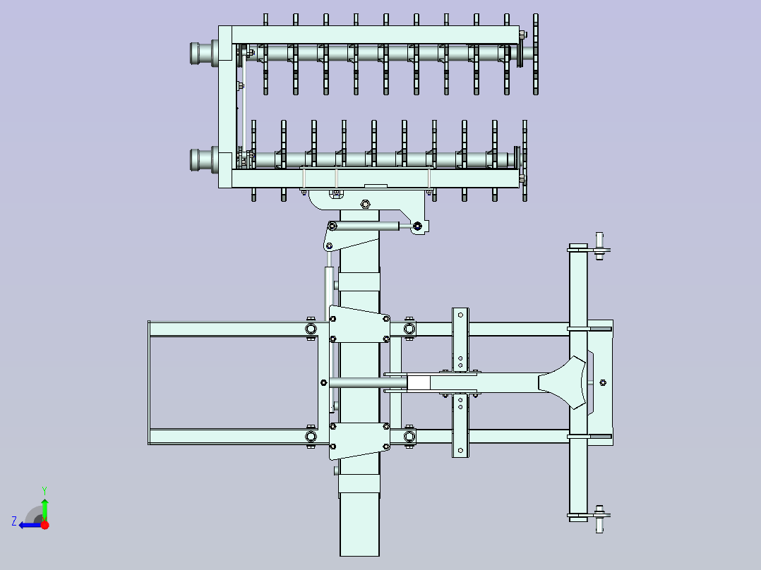 葡萄藤预修剪机右视图