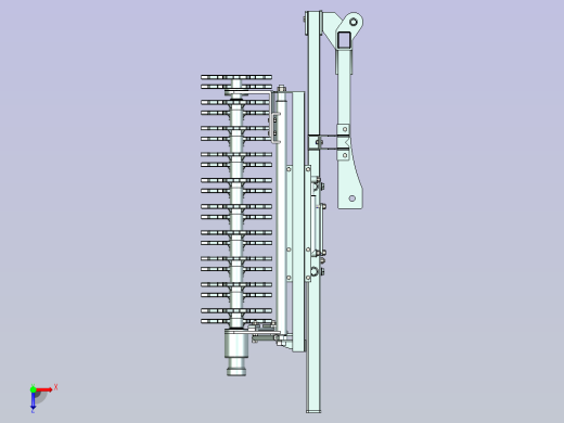 葡萄藤预修剪机俯视缩略图