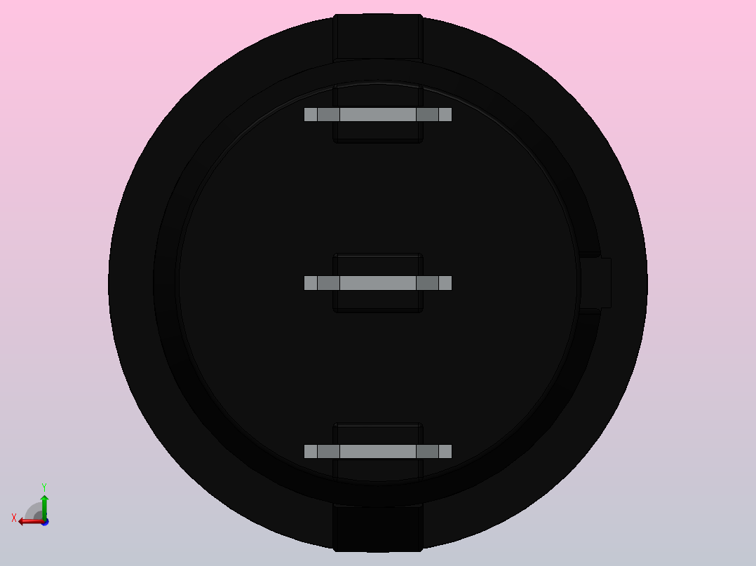 开关断路器后视图