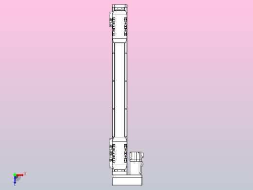滚珠丝杠线性轴TPA-GCRS-50-1205C-L150-ML-M10-N3俯视缩略图
