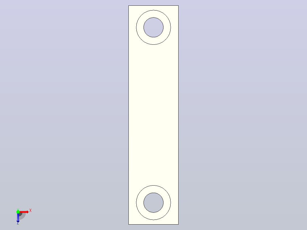 BGR81-6003ZZ-h30带座轴承（矩形块状带挡圈）俯视图