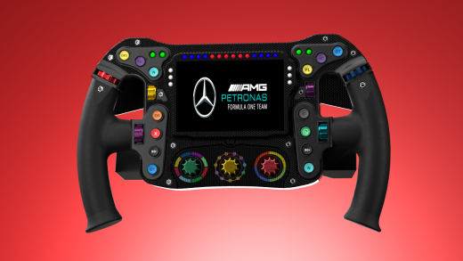 梅赛德斯f1方向盘的3D模型缩略图