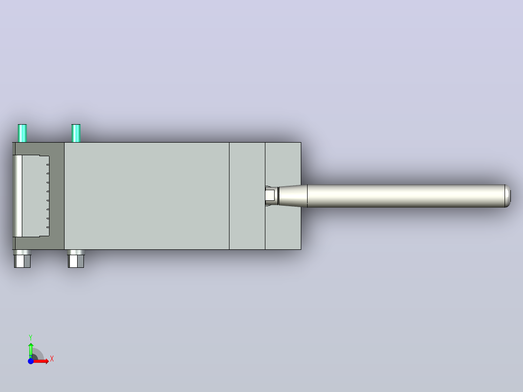 切碎工具前视图