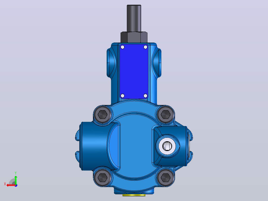液压元件，电磁阀，泵，阀Continental Hydraulics-PVR6 WITH CODE1后视图