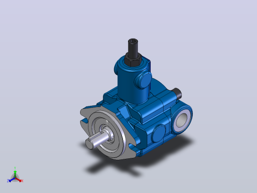 液压元件，电磁阀，泵，阀Continental Hydraulics-PVR6 WITH CODE1正等轴测缩略图
