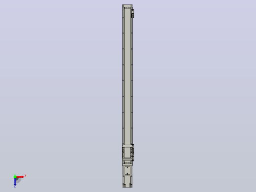 滚珠丝杠直线轴内置导轨TPA-GCR-65-1610C-L850-M-M40-N3俯视缩略图