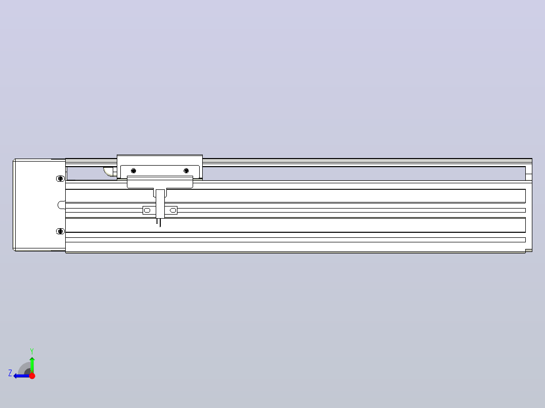 日规模组半封闭丝杆TPA-HNR-65S-1610C-L200-ML-C-P10-N3右视图