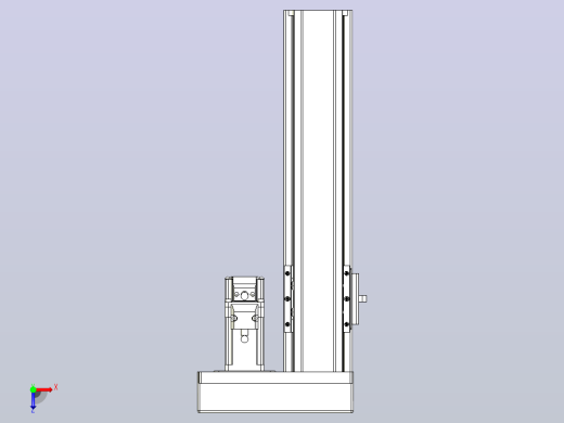 日规模组半封闭丝杆TPA-HNR-65S-1610C-L200-ML-C-P10-N3俯视缩略图
