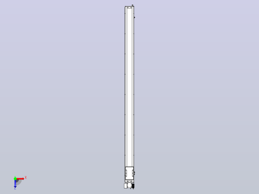 SCM14-2300-LD滚珠花健、支撑座、滚珠丝杠、交叉导轨、直线模组俯视缩略图
