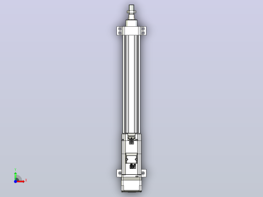 轻载电动缸TPA-ESR40-1210C-L300-MR-LB-W-P40-C3前视缩略图