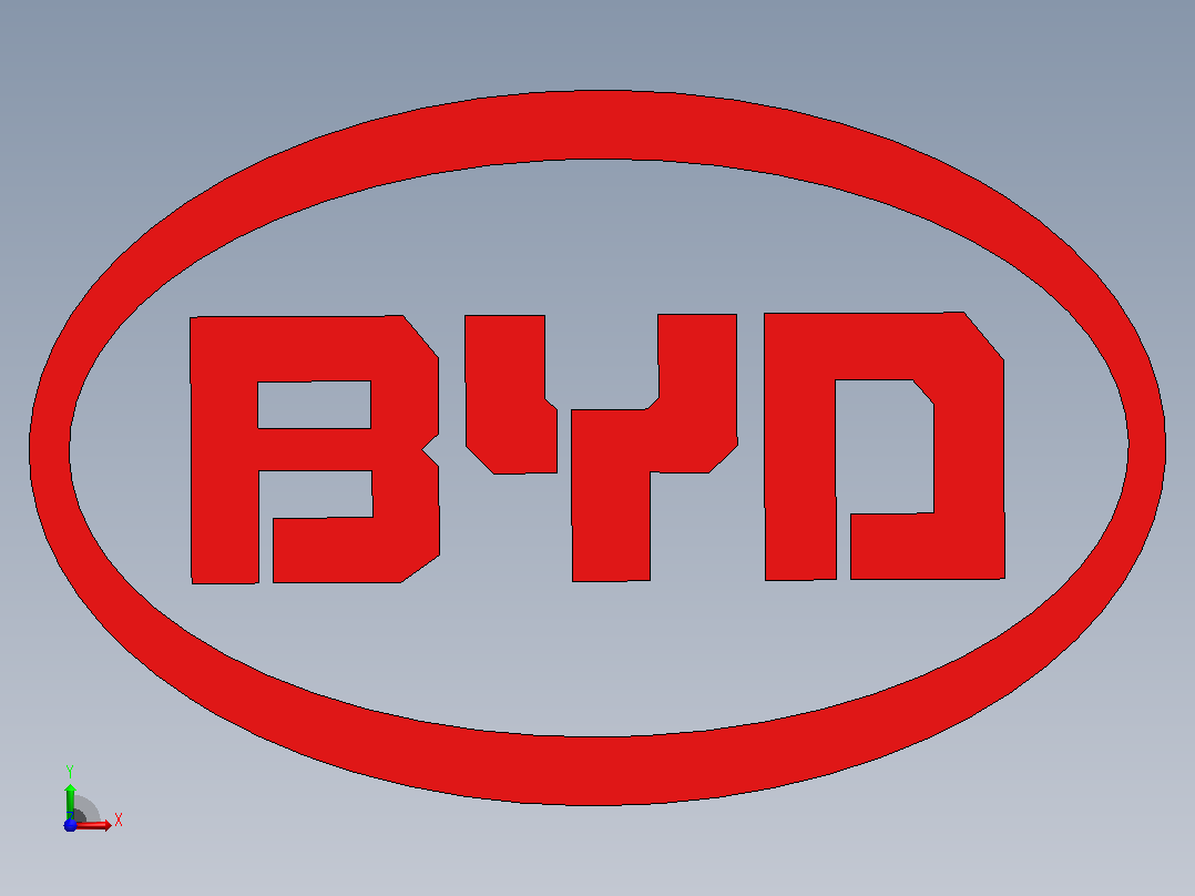 BYD车标主视图