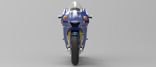 Yamaha YZF-M1摩托车造型3D图纸 STEP格式缩略图