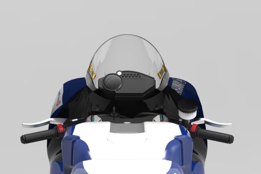Yamaha YZF-M1摩托车造型3D图纸 STEP格式缩略图