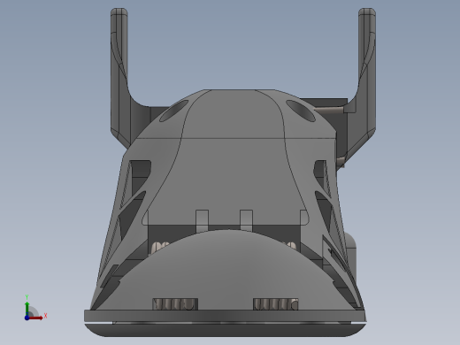 半被动仿生人形脚三维建模图纸 solidworks设计 附STEP STL格式前视缩略图