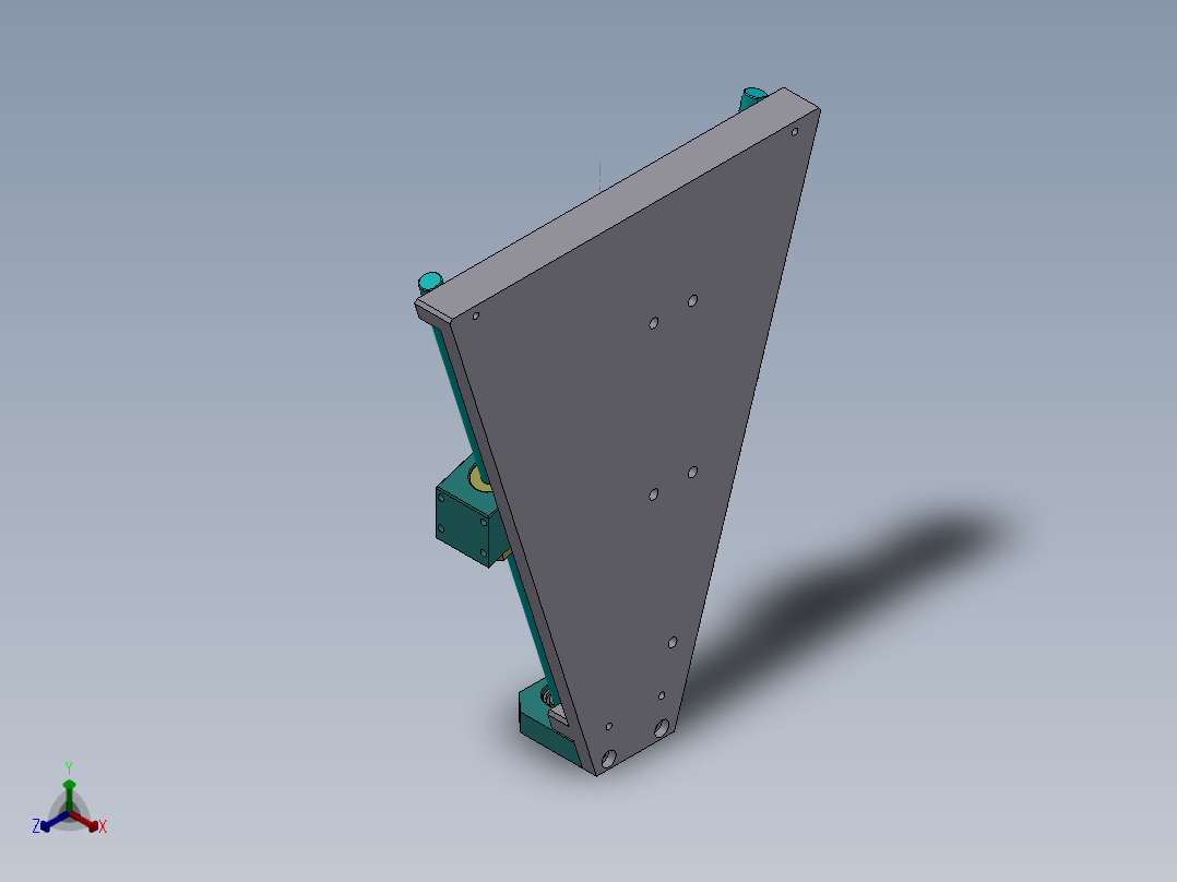 枕式包装机正等轴测图