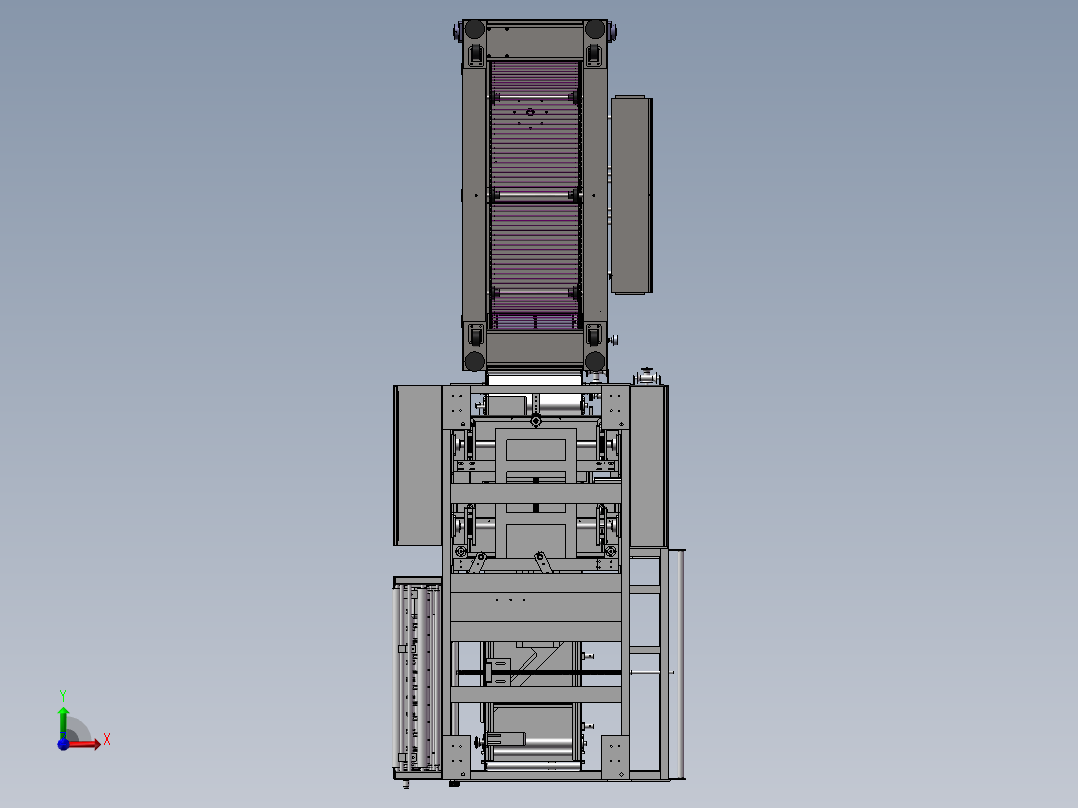 E266 全自动L型封切收缩包装机前视图
