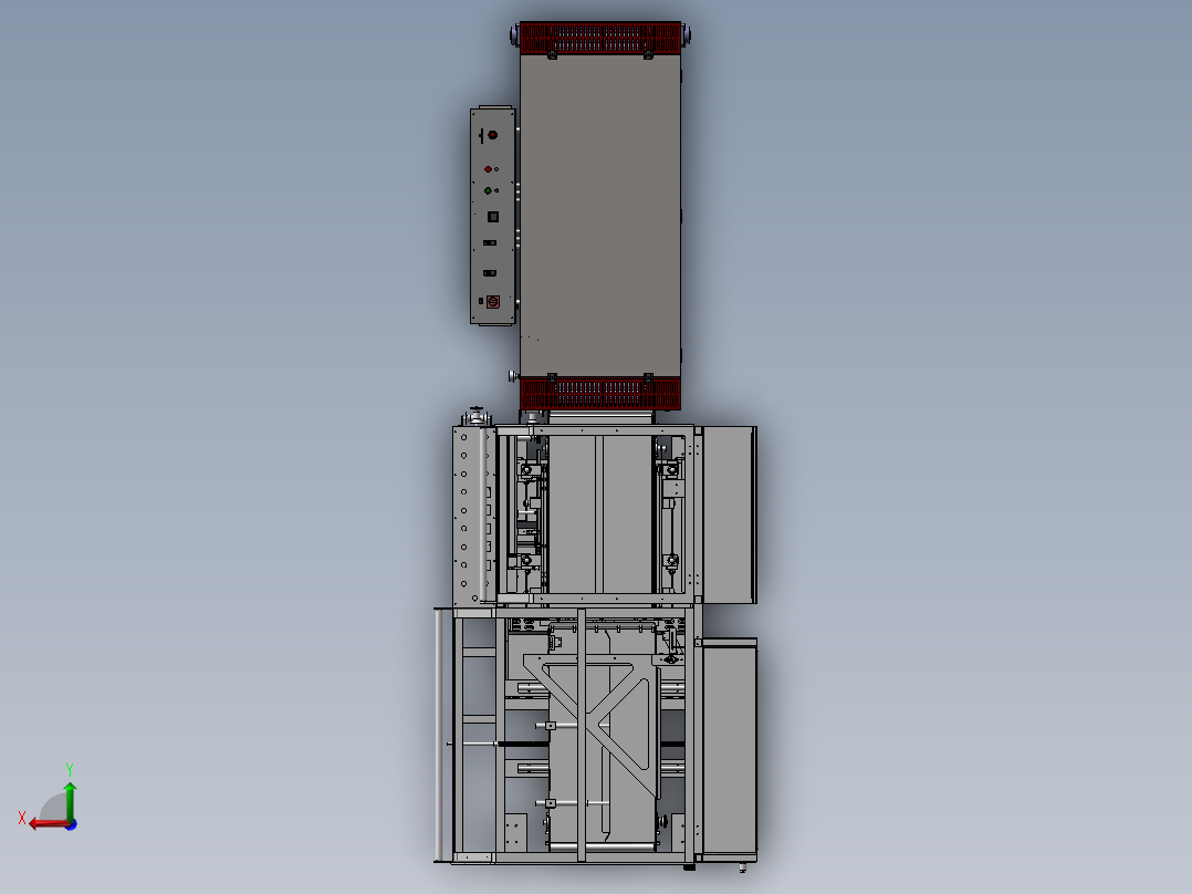 E266 全自动L型封切收缩包装机后视图