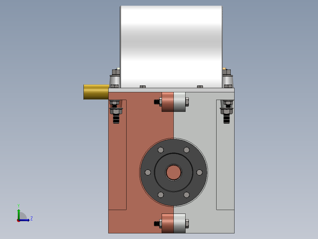 4_齿轮箱左视图
