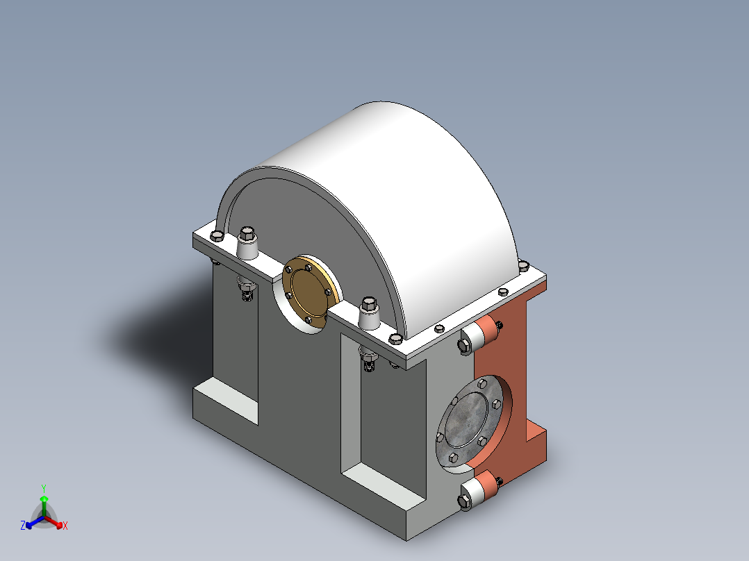 4_齿轮箱正等轴测图