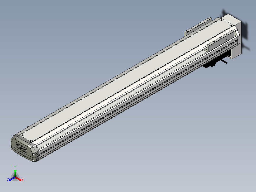Toyo东佑达直线模组-ETH14-900-BM-400W主视图