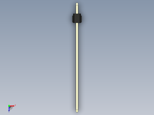 彩色公头100mil（2.54mm）系列-DS1021_black_1x01p_100mil_Type43_rev1.0俯视缩略图