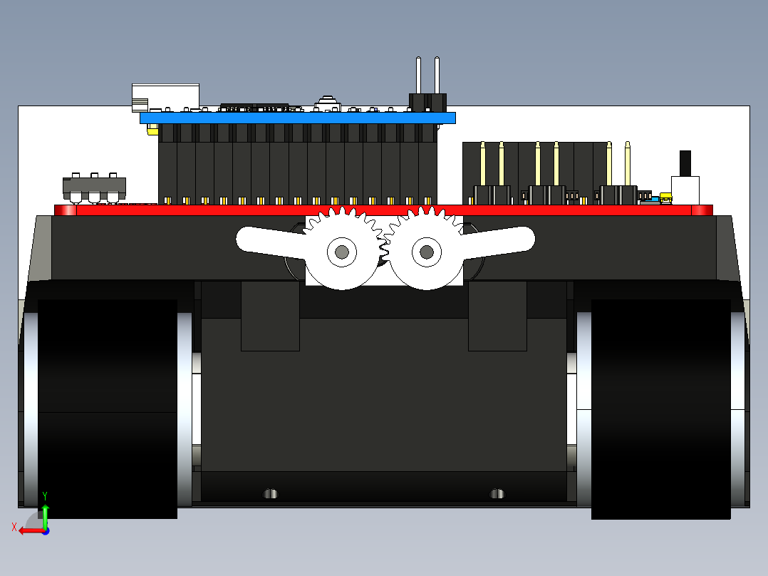 专业的Minisumo后视图