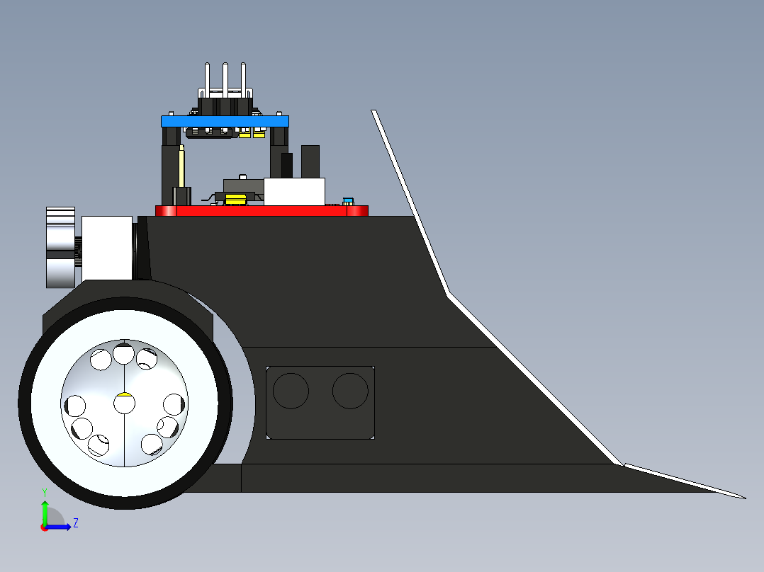 专业的Minisumo左视图