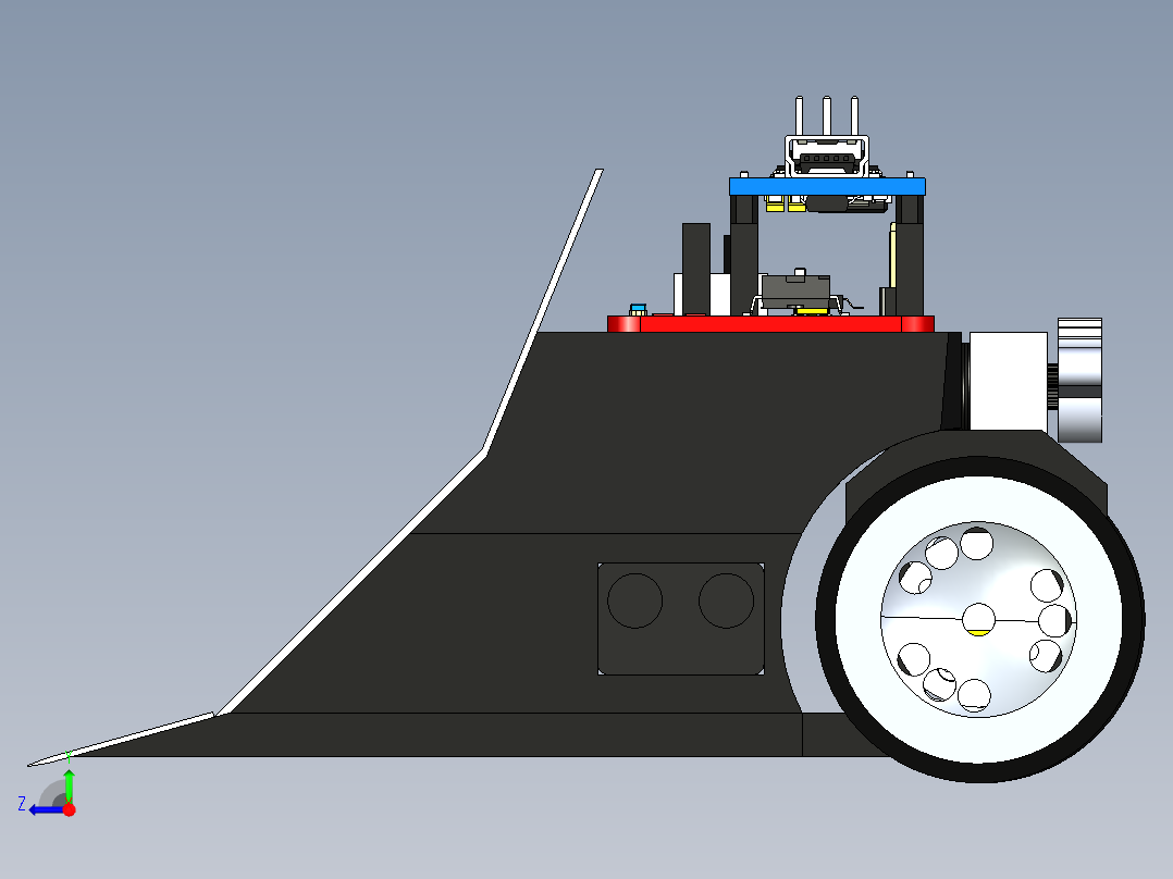 专业的Minisumo右视图