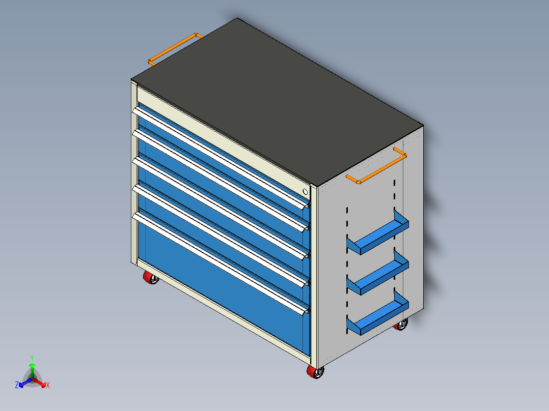 可移动的工具柜