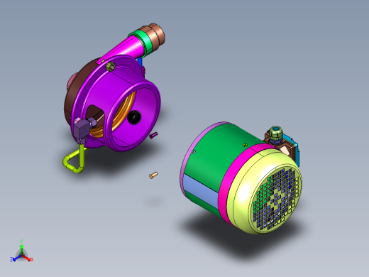 半开放式叶轮单级离心泵