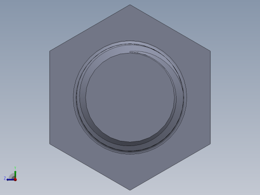 UNC 六角螺栓-Hex Bolt 1.000-8 x 4.SLDPRT右视缩略图