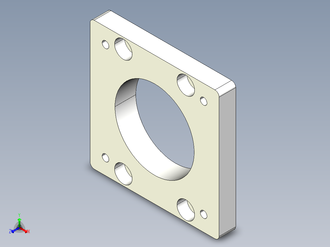模组KK-86-F6 57步进电机.STEP正等轴测图