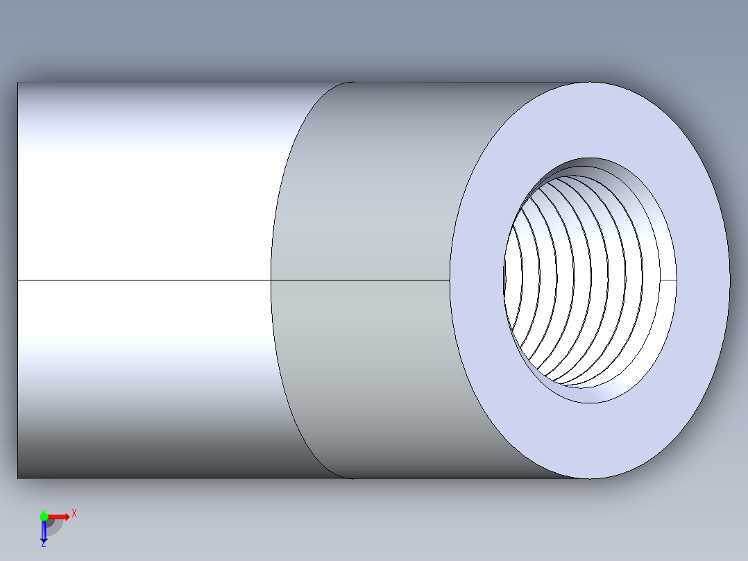 CPVC管件09-Sch80_45Elbow_FPTxFPT_9819-002_0.25in俯视图