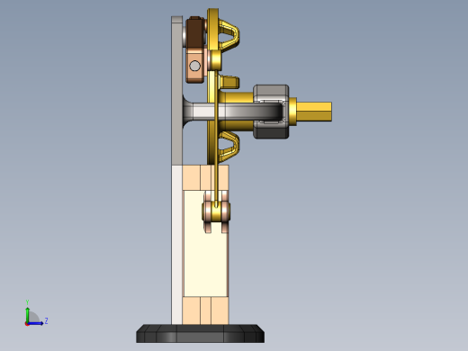 凸轮机构16左视缩略图