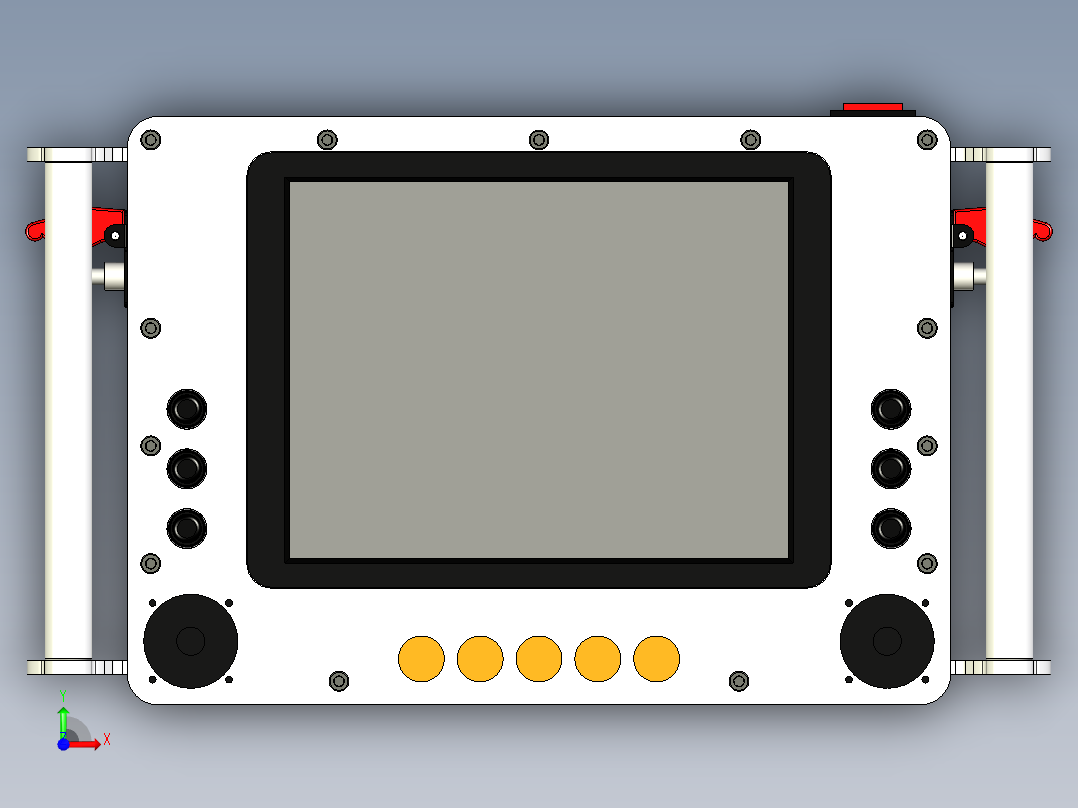 CNC控制面板前视图